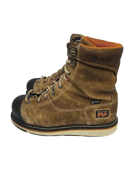 Timberland PRO Men\'s Alloy Toe Gridworks Waterproof 8\